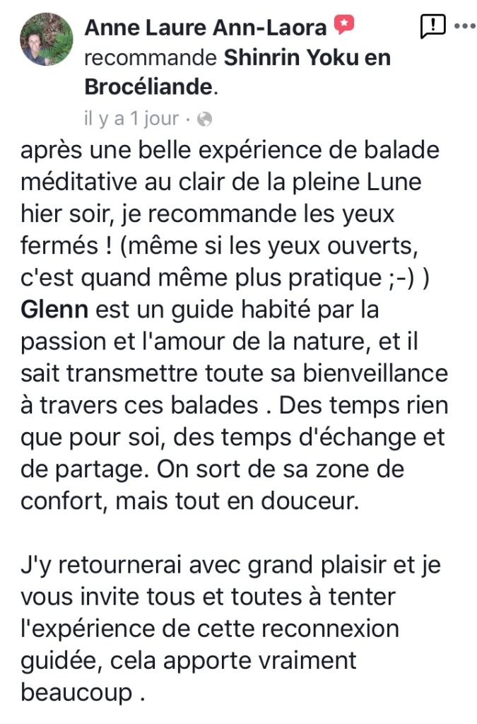 sylvotherapie - bain de foret - brocéliande